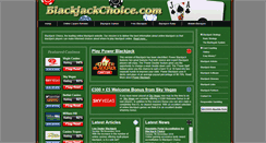 Desktop Screenshot of blackjackchoice.com